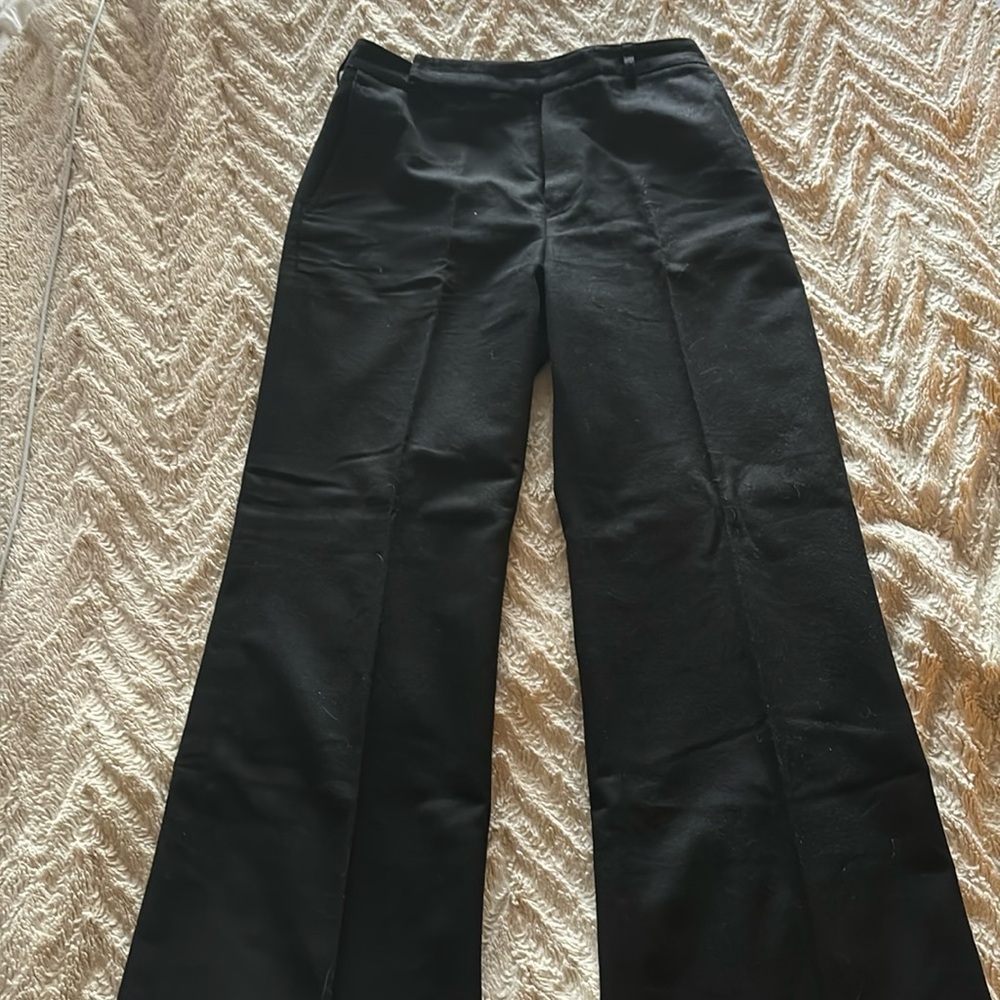 Lacoste Black Slacks Straight Leg